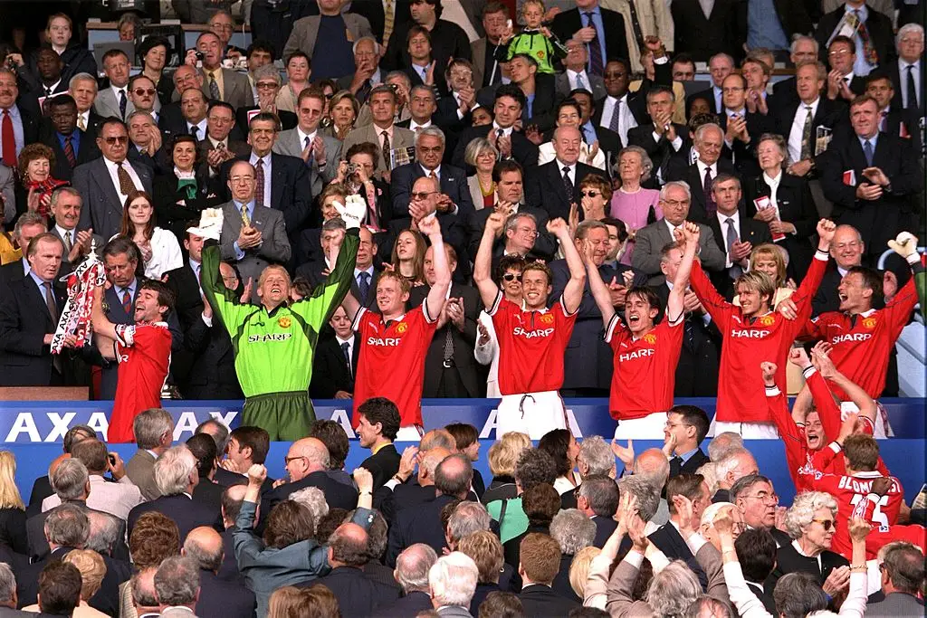 It's a great moment, but Jay said he couldn't really remember it due to alcohol. (John Peters/Manchester United via Getty Images)