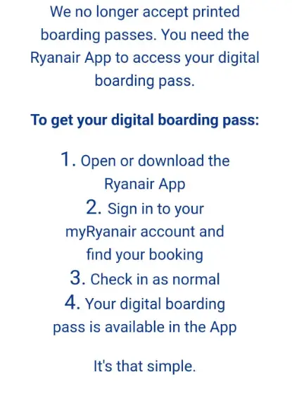 How to get a digital boarding pass (Facebook)