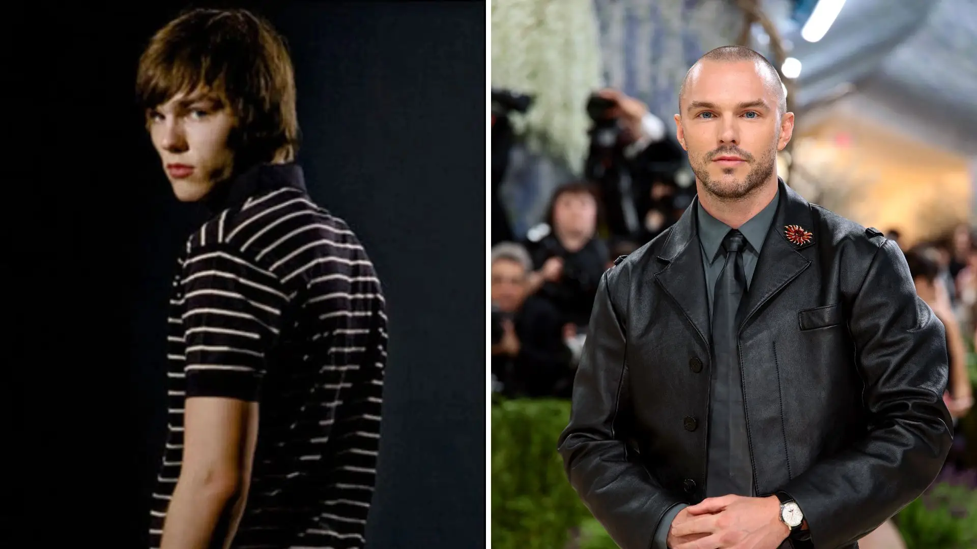 Hoult as Tony Stonem. (E4/Dimitrios Kambouris/Getty Images for The Met Museum/Vogue)