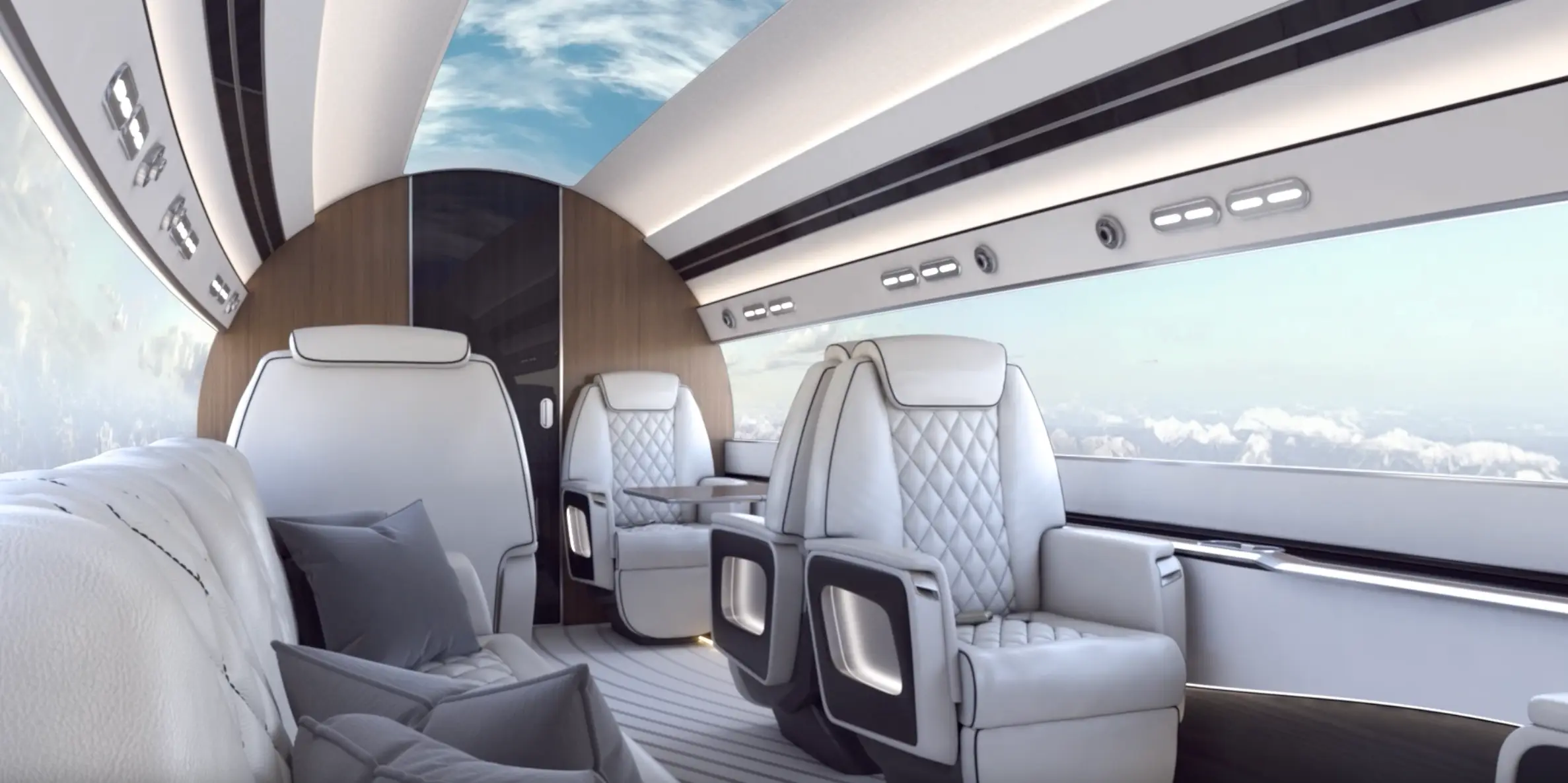 How the inside of the plane could look (Otto Aviation)