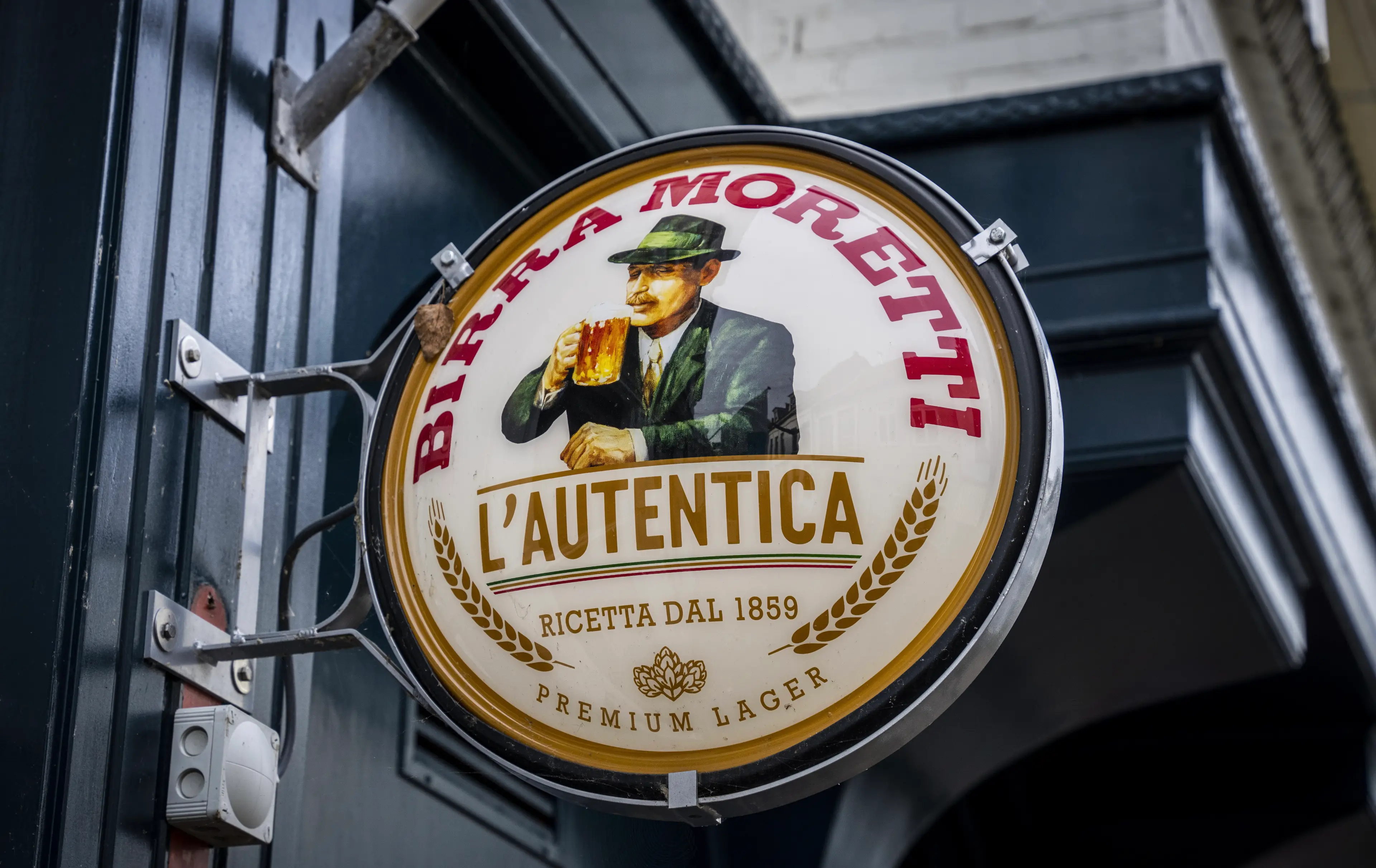 Brits were left baffled after finding out Birra Moretti is brewed in the UK (ANP via Getty Images)