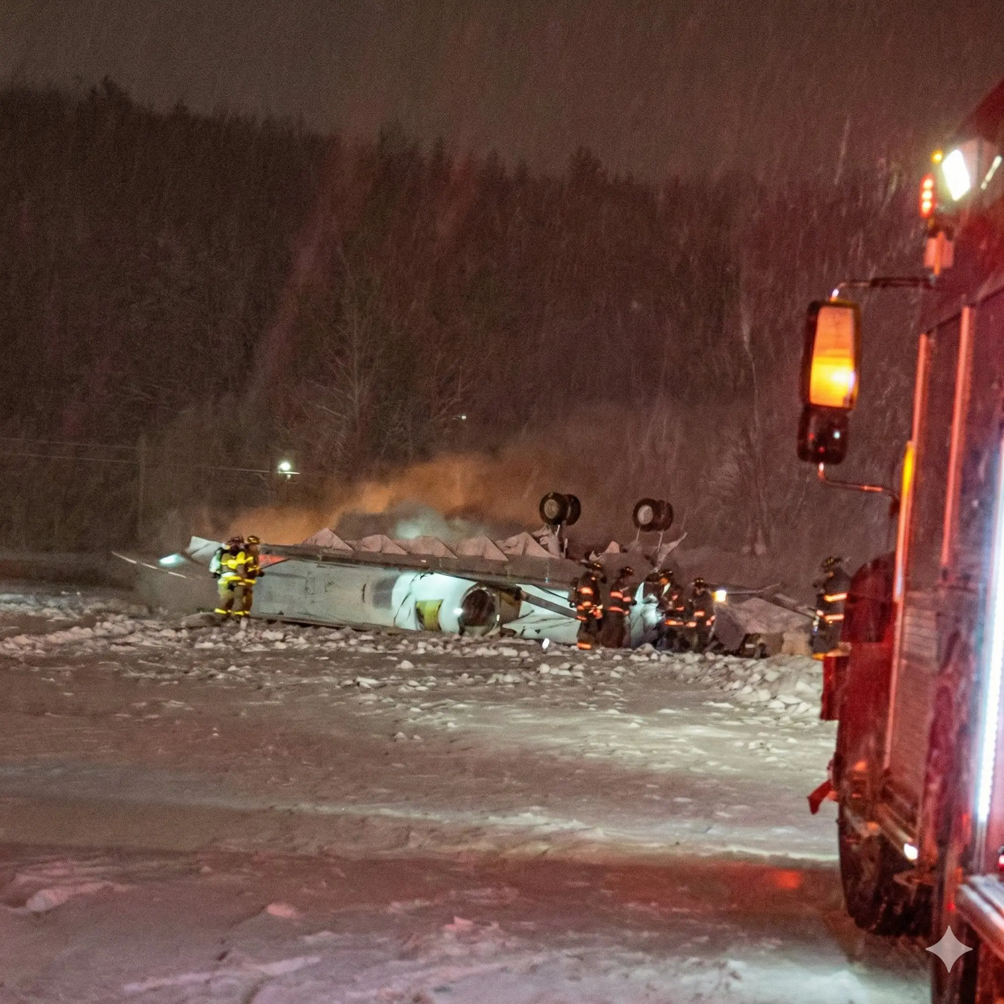 The plane crash killed all six people onboard (X/Aviation BRK)