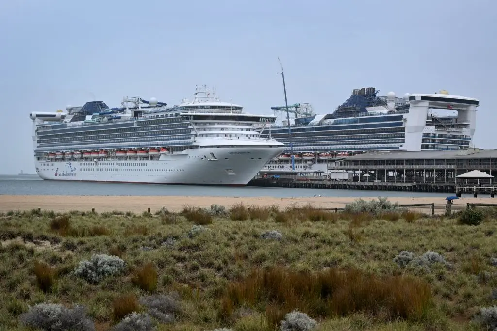 The Carnival Adventure cruise ship (WILLIAM WEST/AFP via Getty Images)