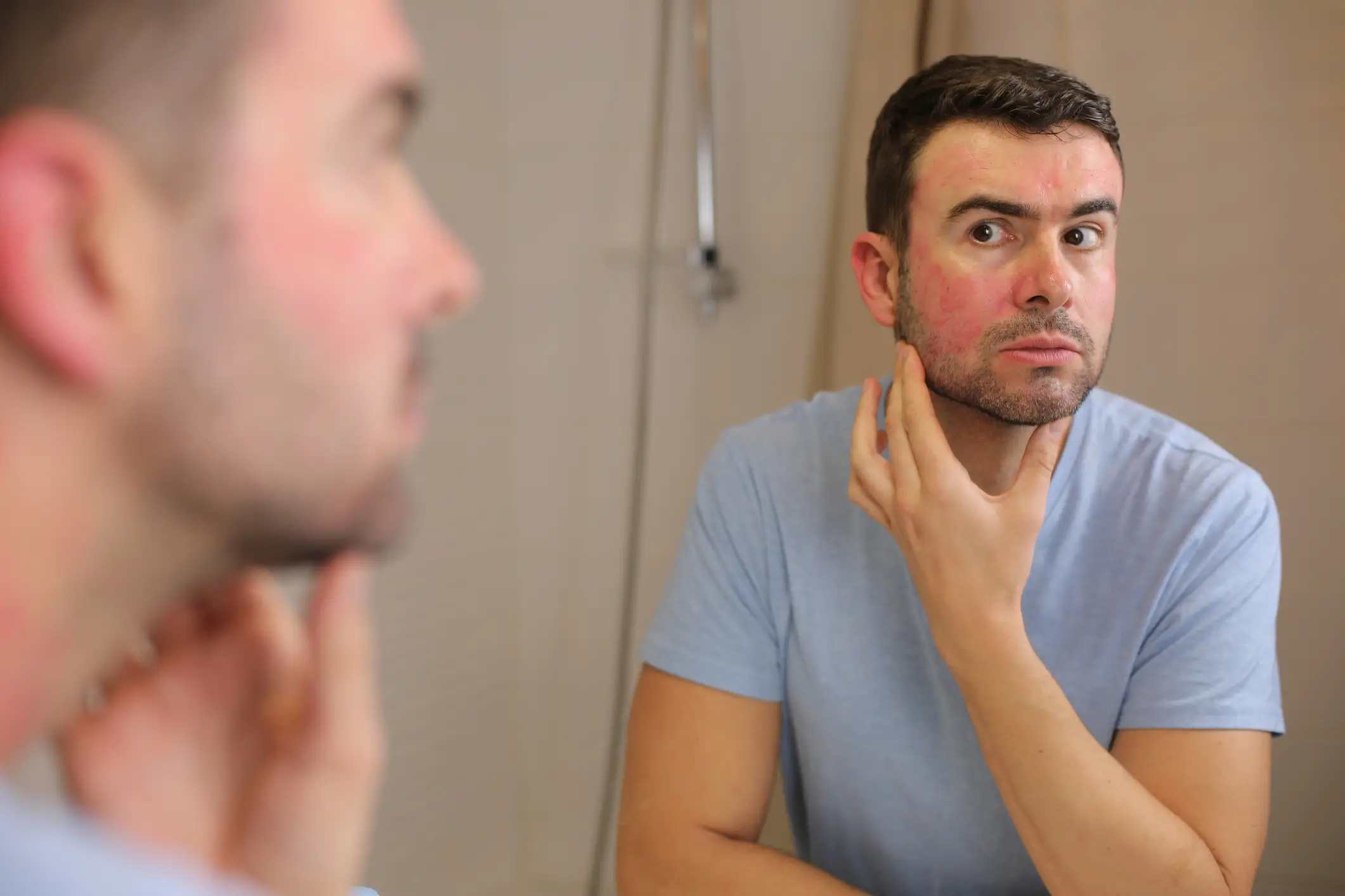 'Alcohol flush reaction' means the body cannot efficiently break down alcohol (Getty Stock Images)