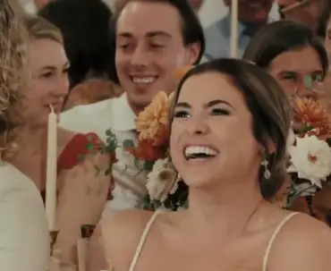 Rachel and her guests saw the funny side to the joke (TikTok/Byjoshandmare)