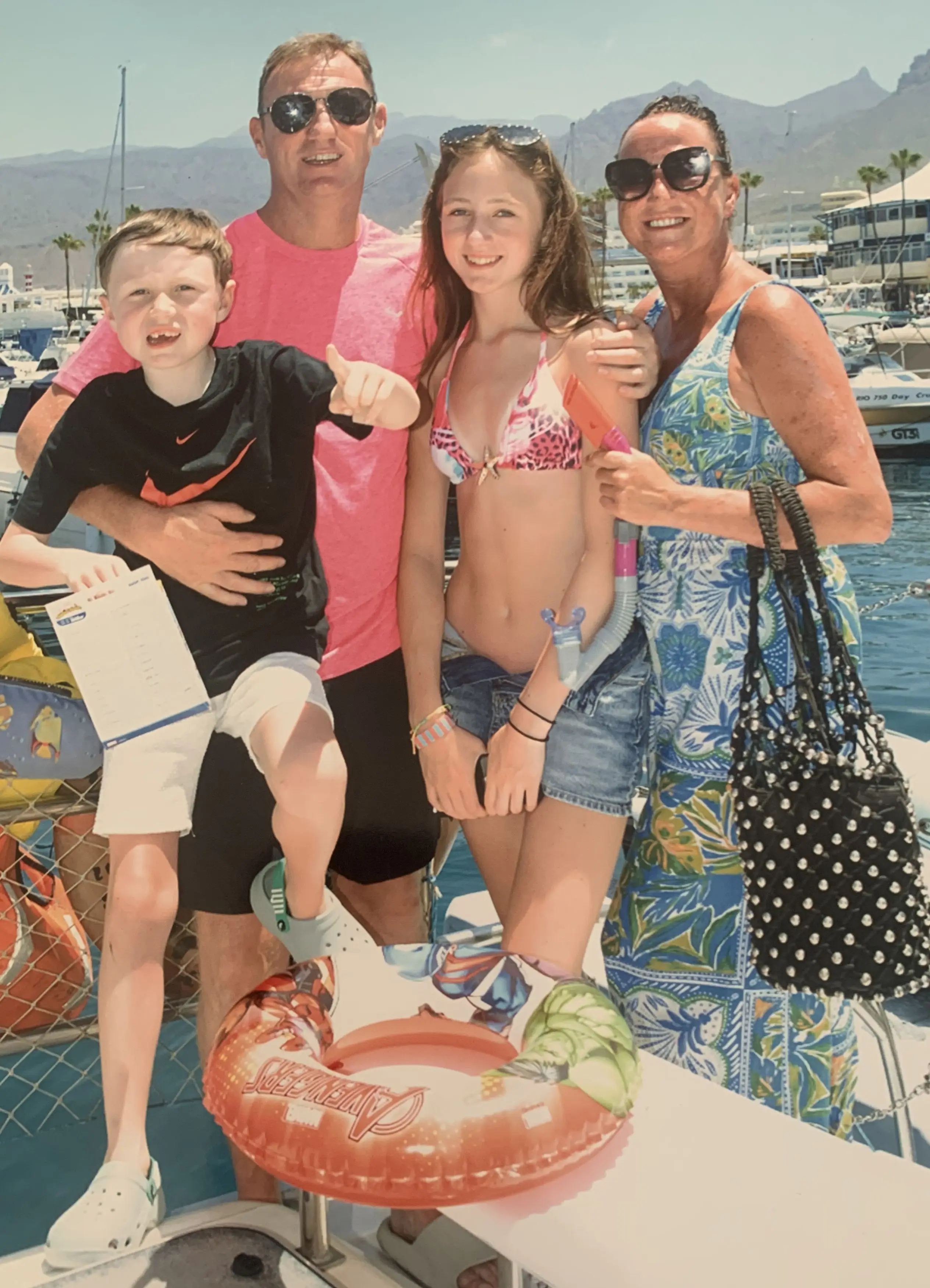 Emma Hickey and her family were on holiday in Tenerife when she became unwell after being bitten by mosquitoes (Kennedy News and Media)