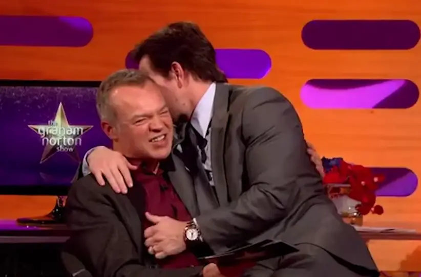 The interviewer appeared awkward at some moments (BBC)