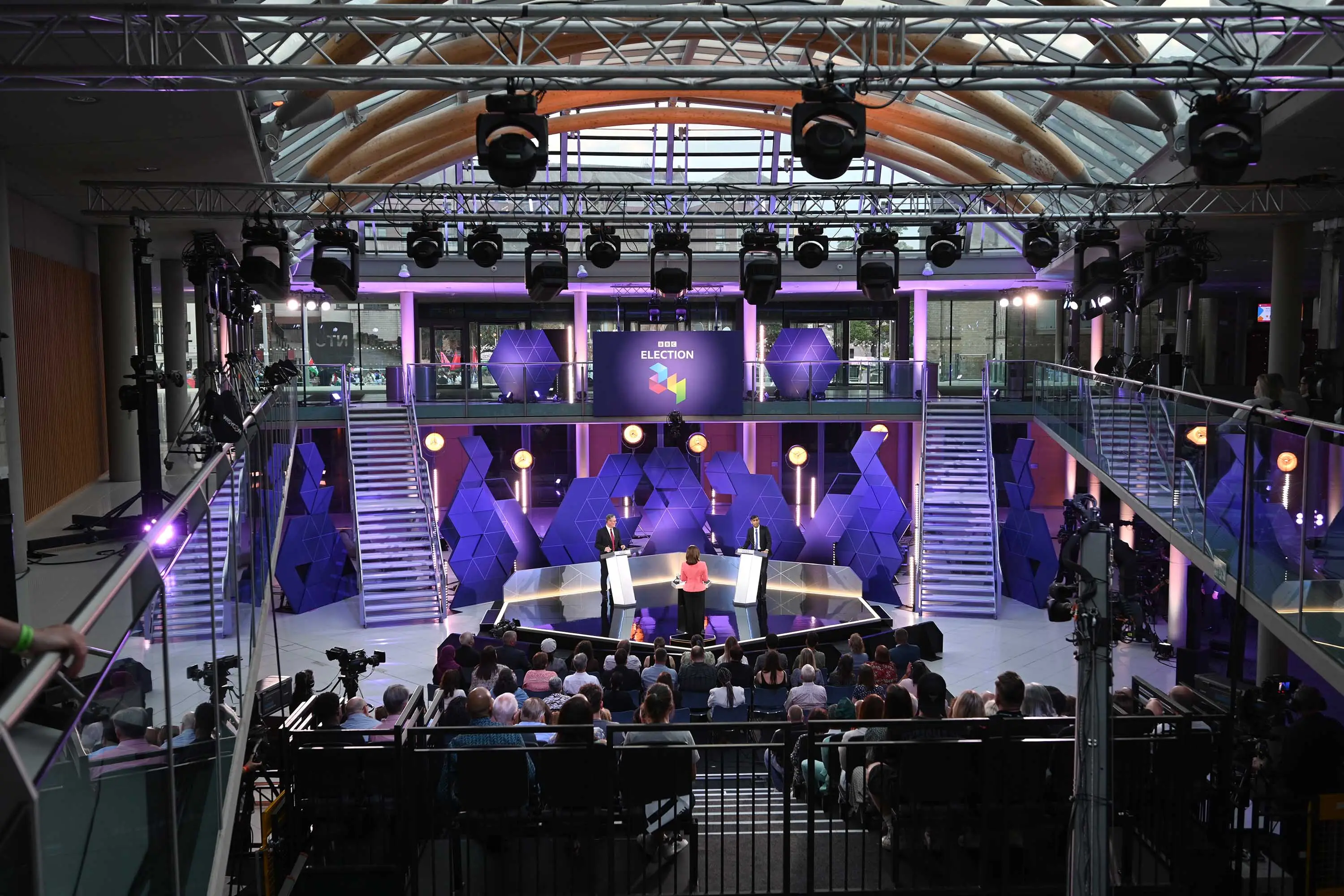 We've already had a general election in 2024, but what about a second election? (Jeff Overs/BBC via Getty Images)