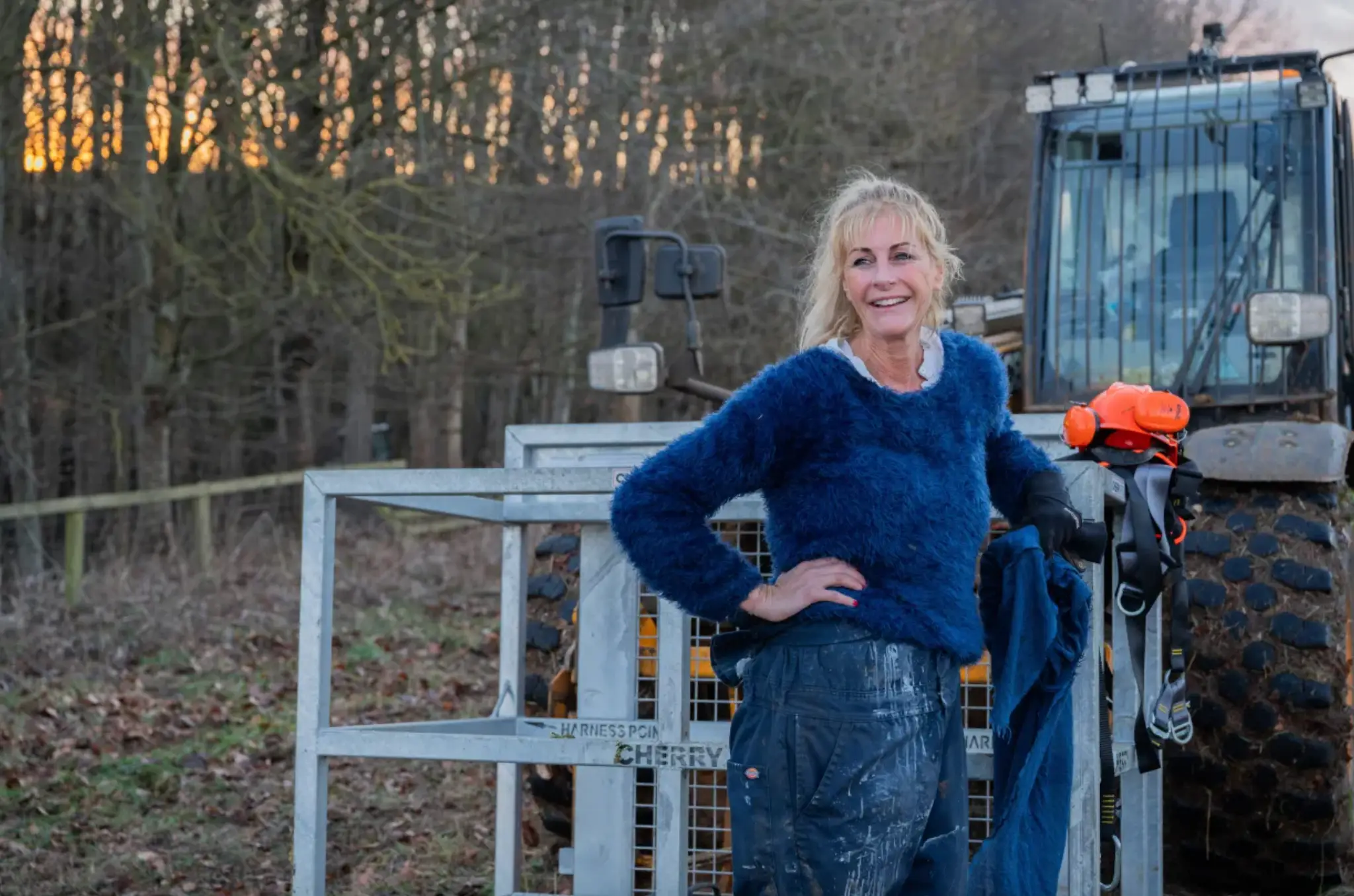 Lisa was emotional after their pigs began to die. (Prime Video)