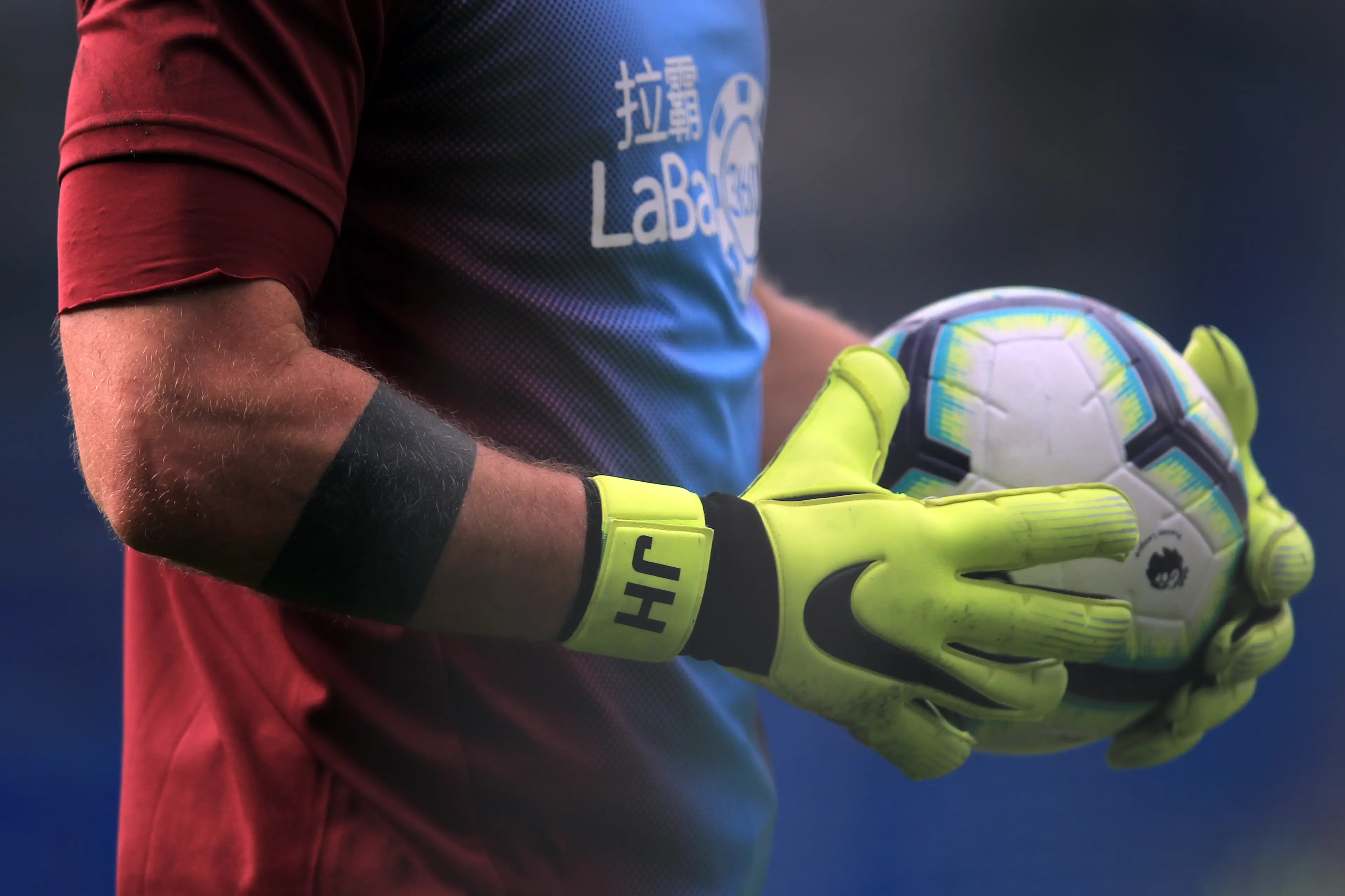 A close up of Joe Hart's tattoo. (Marc Atkins/Offside/Getty Images)