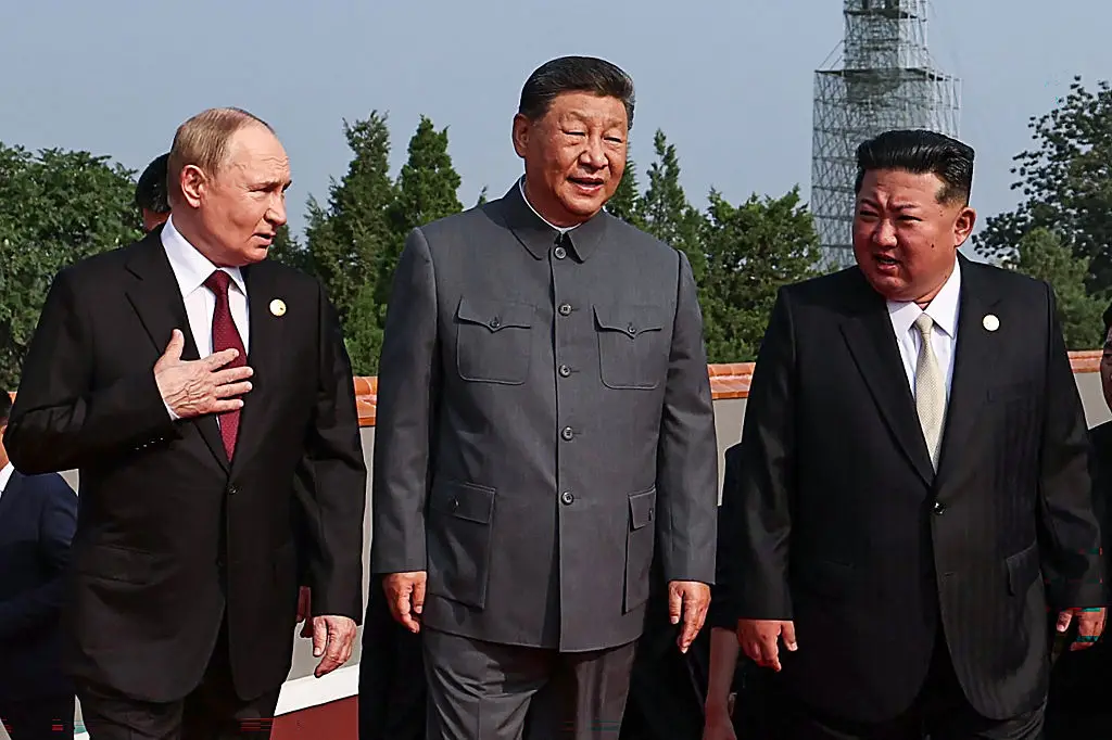 Analysts reckon he wants to team up with Russia and China for a new Cold War (Alexander KAZAKOV / POOL / AFP via Getty Images)