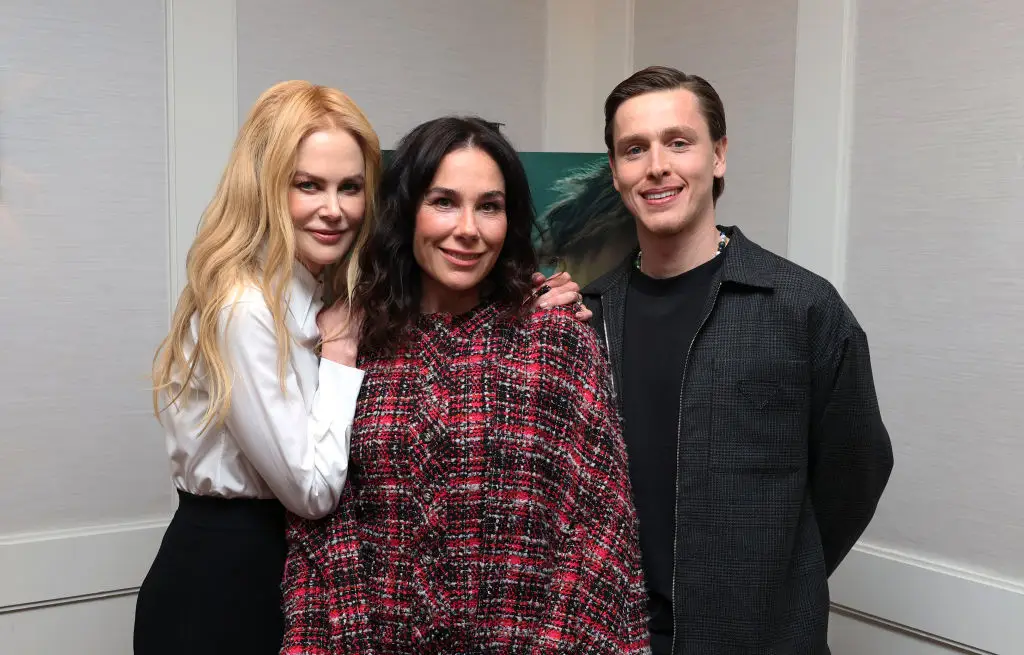 Nicole Kidman and Harris Dickinson with director Halina Reijn (Eric Charbonneau/A24 via Getty Images)
