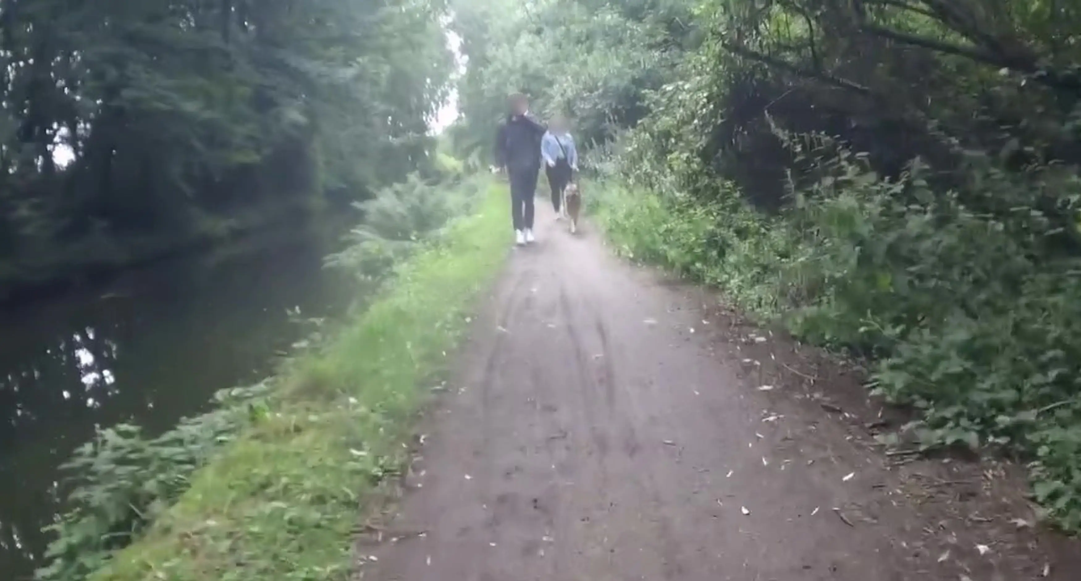 She appeared to brake as she approached the couple (Kennedy News and Media)