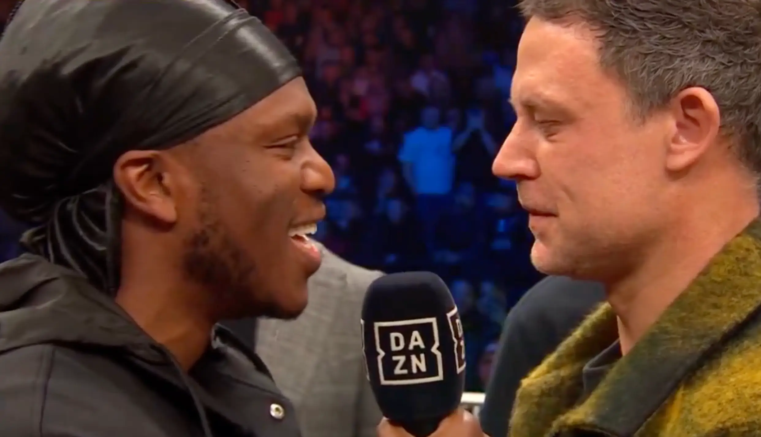 KSI could soon be in the ring with the former England international (DAZN)