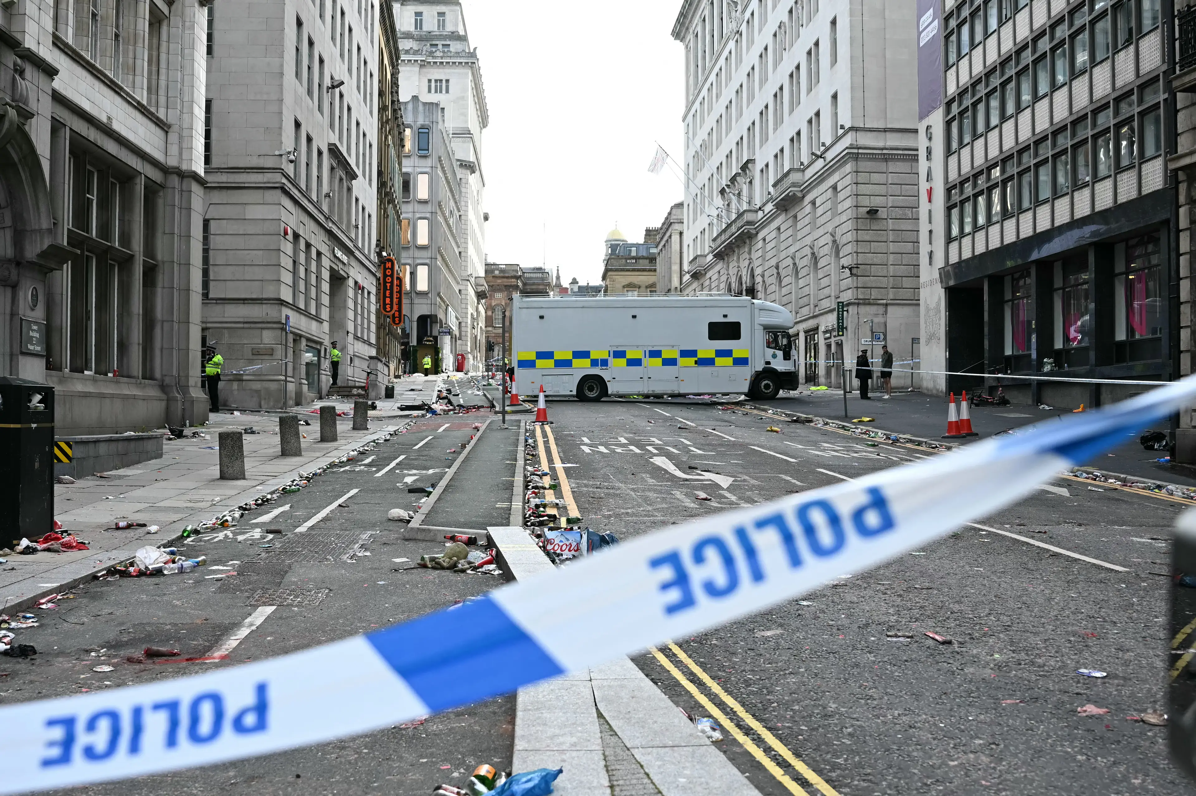 Police have said that the incident is not being treated as terrorism (PAUL ELLIS/AFP via Getty Images)