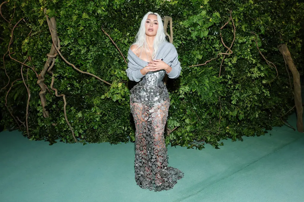 Fans think the Kardashians star had a 'huge problem' with her corseted dress though. (Cindy Ord/MG24/Getty Images for The Met Museum/Vogue)