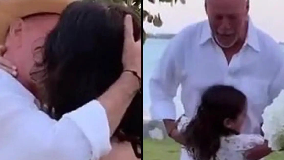 Bruce Willis seen kissing his wife Emma in touching video for wedding anniversary