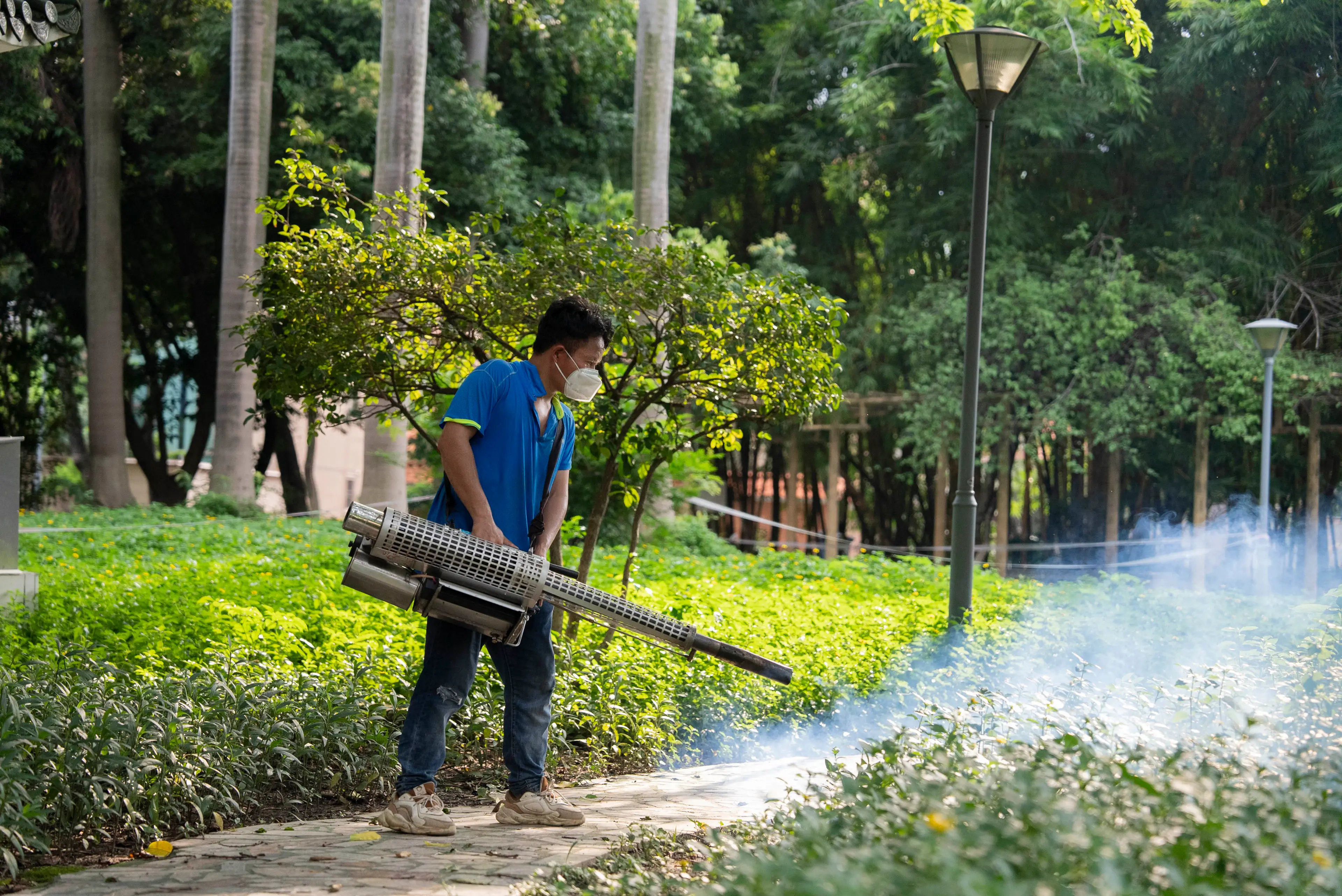 The cases of the virus have spiked in southern China (VCG/VCG via Getty Images)
