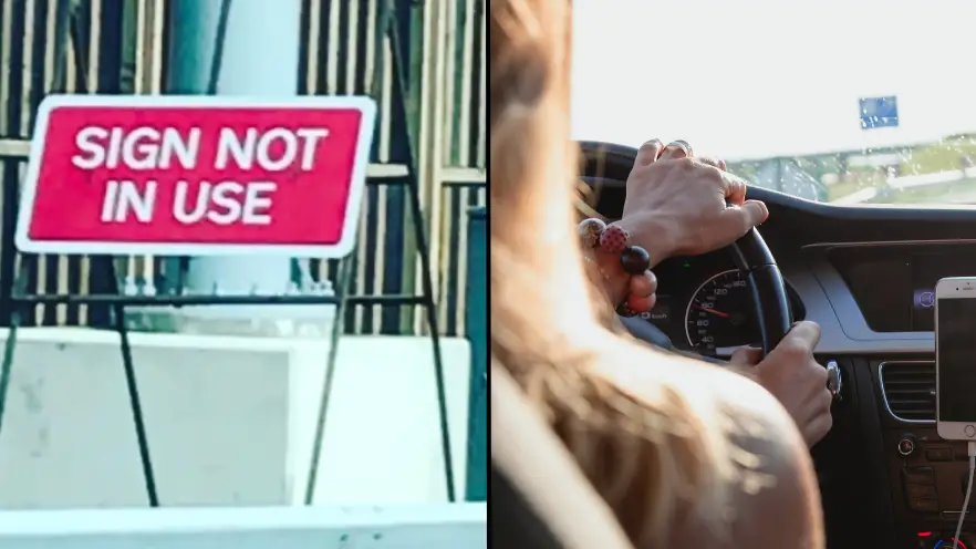 Bizarre road sign has drivers seriously confused