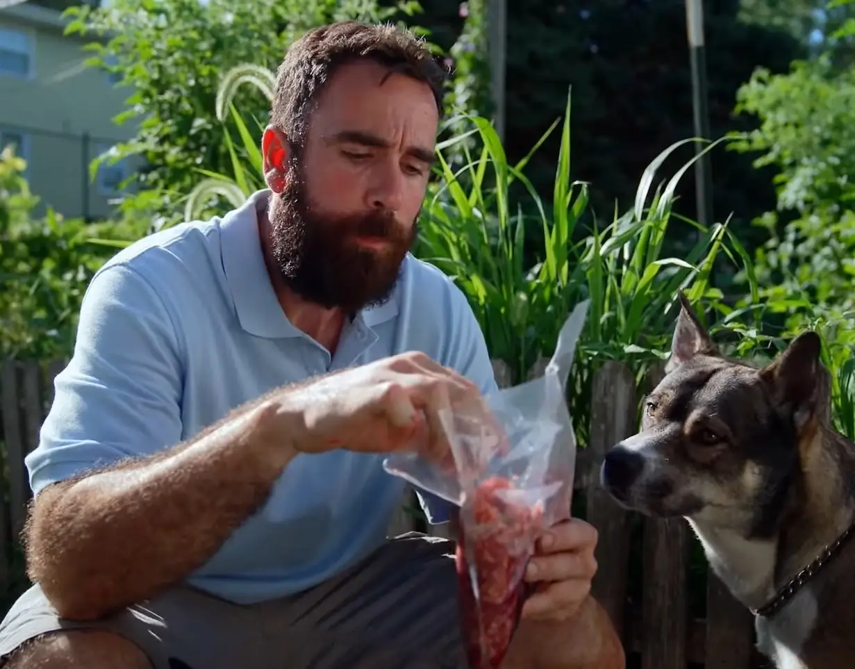 Dude, at least give some to the dog.