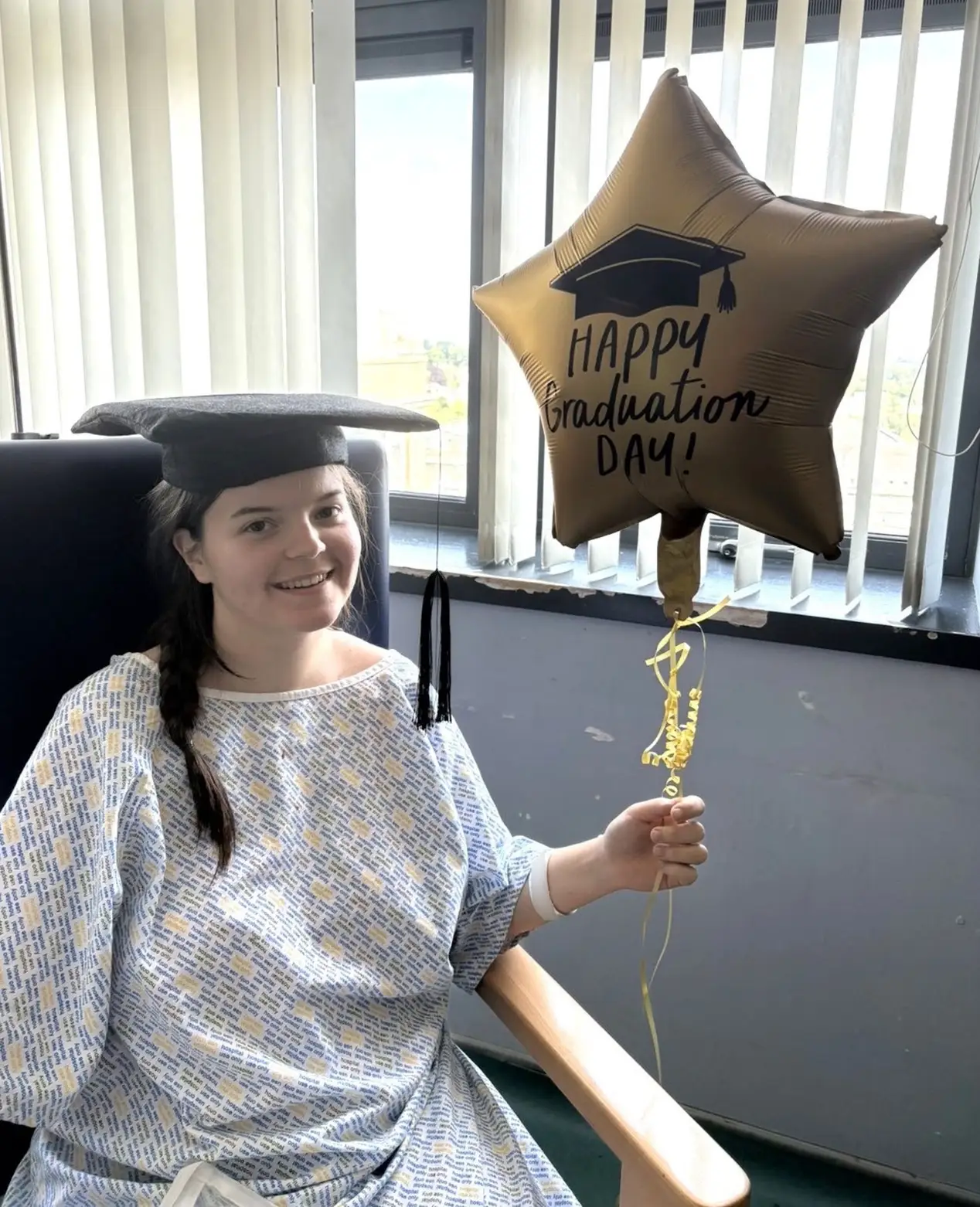 Rhianna was forced to graduate from hospital (Kennedy News and Media)