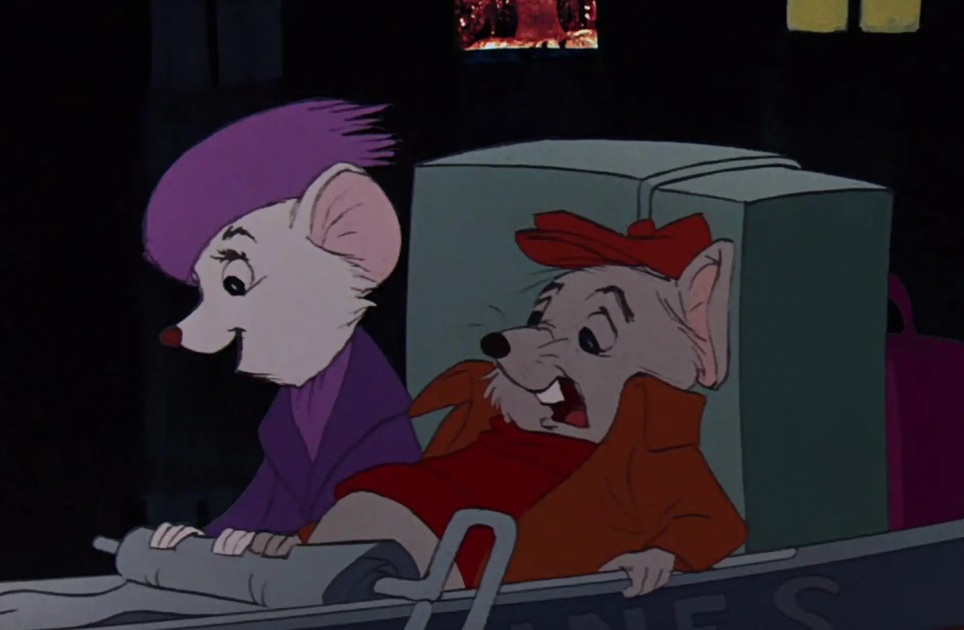 The nude woman can be seen at the top of the frame, though it is has been cut here (Disney)