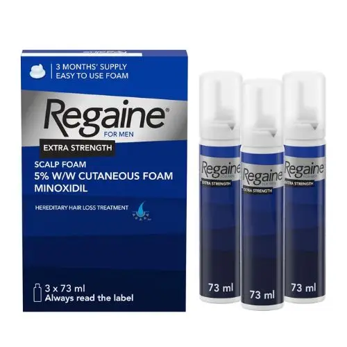 Regaine For Men Hair Regrowth Foam 3 x 73ml, Amazon