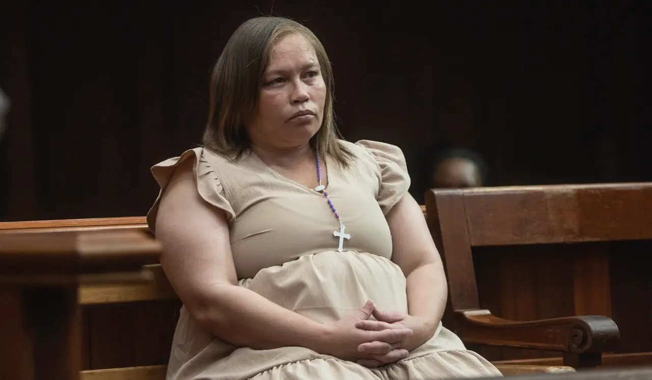 Kelly Smith, the mother of Joshlin Smith, 6, who disappeared in February 2024, has been sentenced for the kidnapping and trafficking of her daughter (Brenton Geach/Gallo Images via Getty Images)