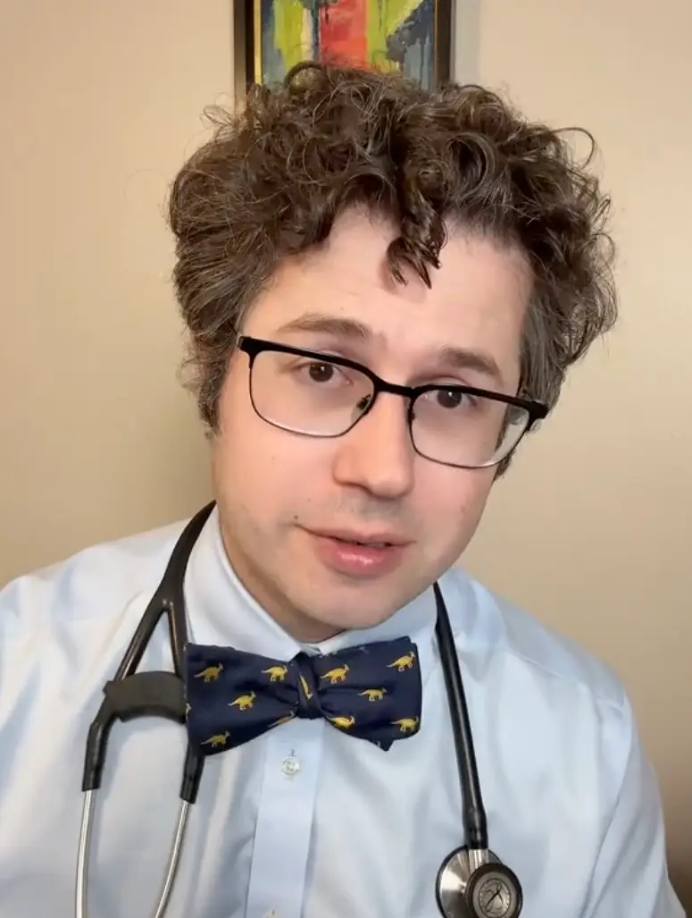 Dr Zachary Rubin revealed what a HMPV test is really like (TikTok/@rubin_allergy)