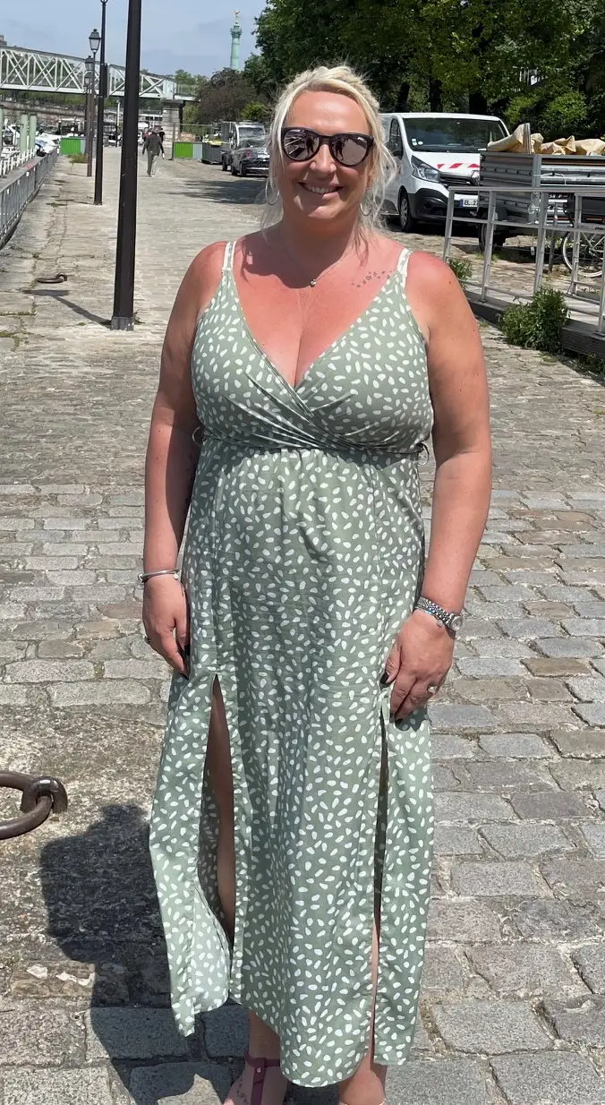 Ellen Ogley, like many others, used Mounjaro to lose weight (SWNS)