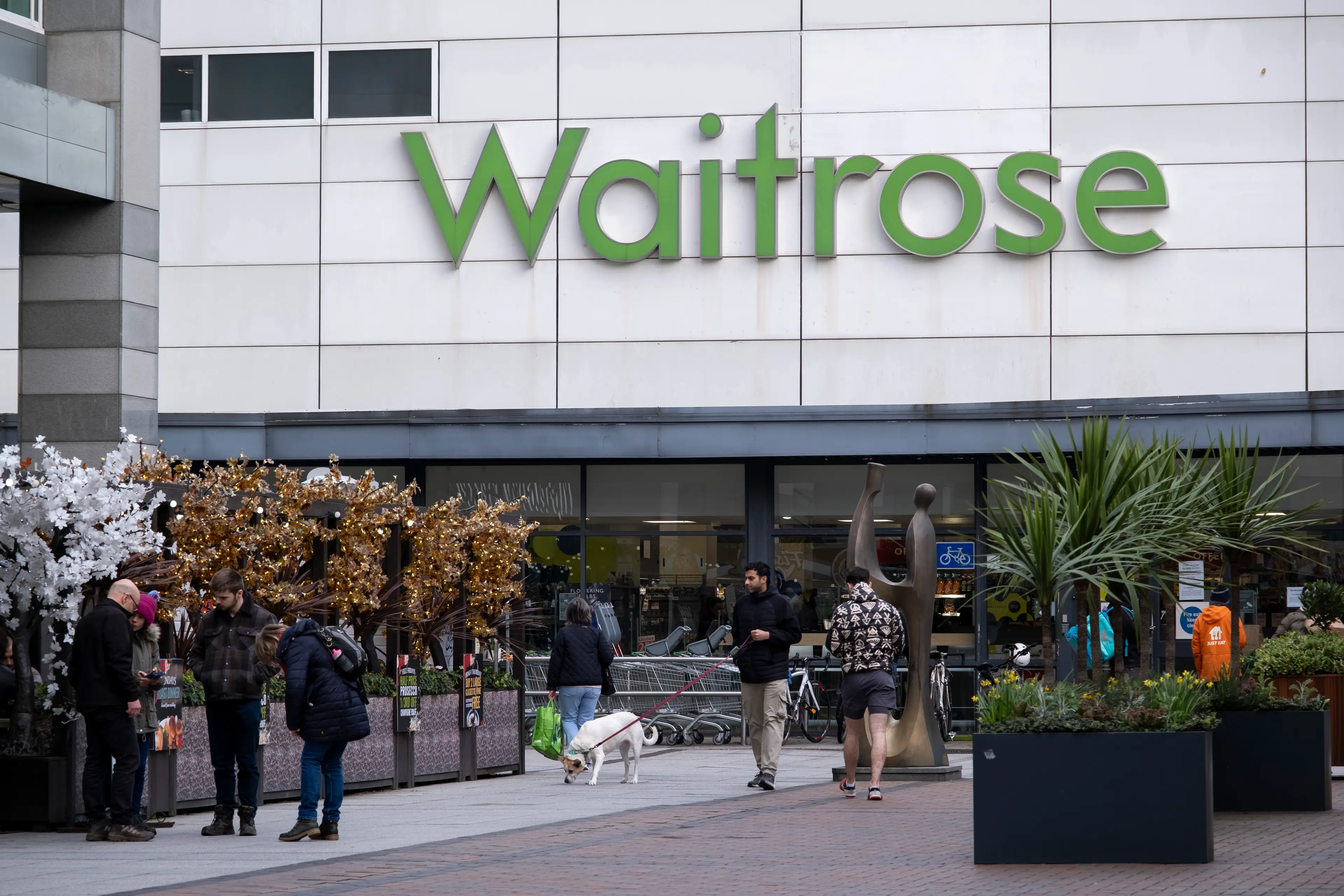 Waitrose said tackling shoplifters poses 'a serious danger to life' and staff shouldn't do it (Mike Kemp/In Pictures via Getty Images)
