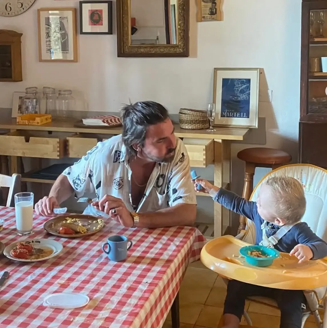 The couple share son Barney together, who was born in 2024 (Instagram/@emilyatack)