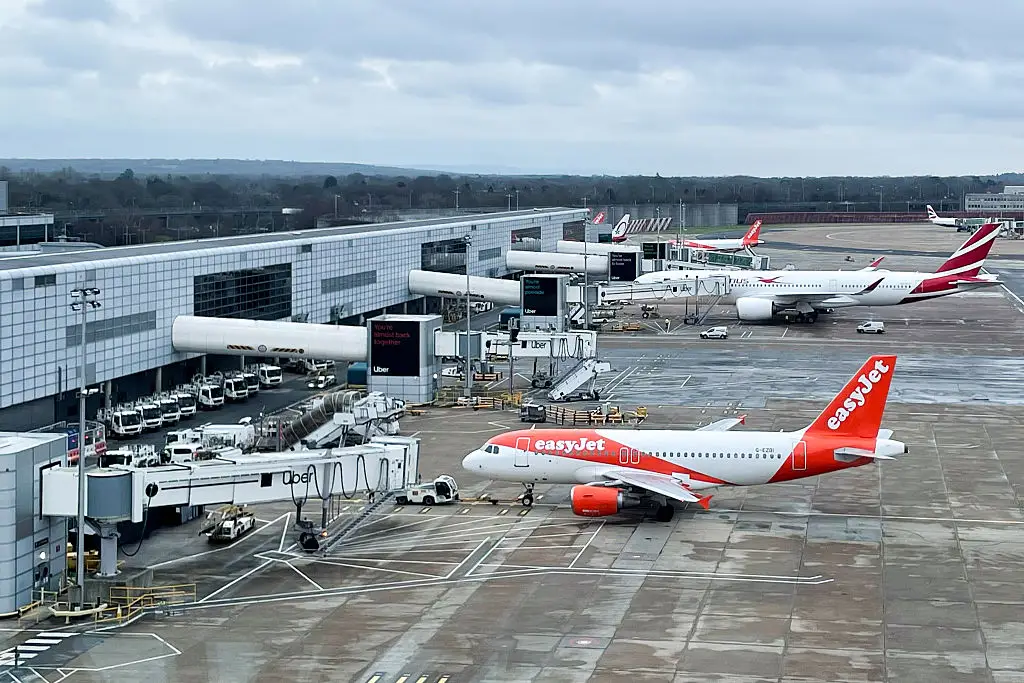 The surrounding area has been hit by water issues, so right now the working toilets are those on the planes (Matthieu Delaty / Hans Lucas / AFP via Getty Images)