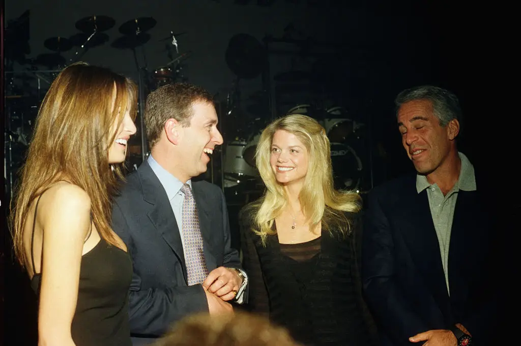 Prince Andrew was introduced to Jeffrey Epstein in 1999 by mutual friend Ghislaine Maxwell (Davidoff Studios/Getty Images)
