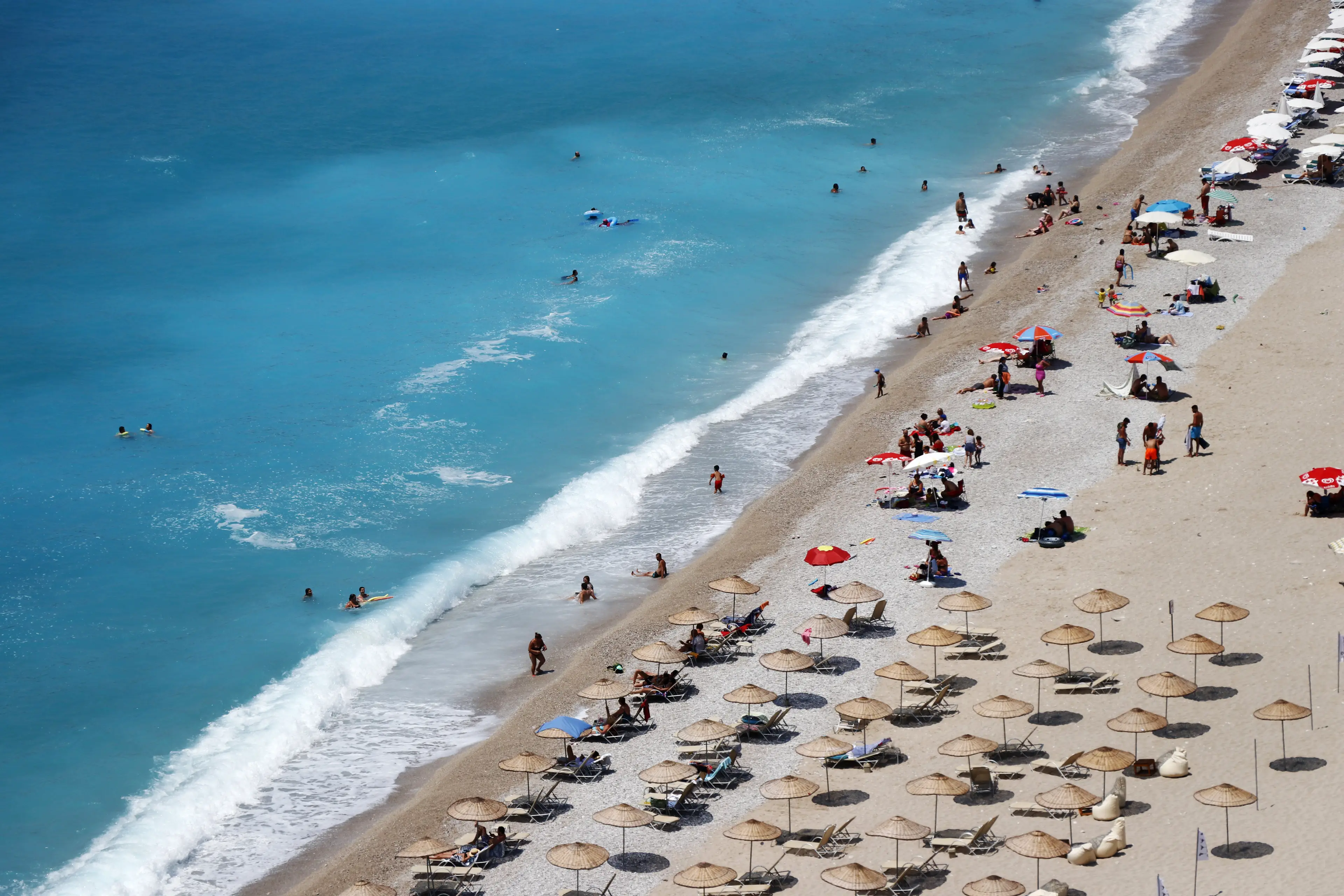The man claimed the holiday hotspot has been 'quiet' this year (Ali RÄ±za Akkir/Anadolu Agency via Getty Images)