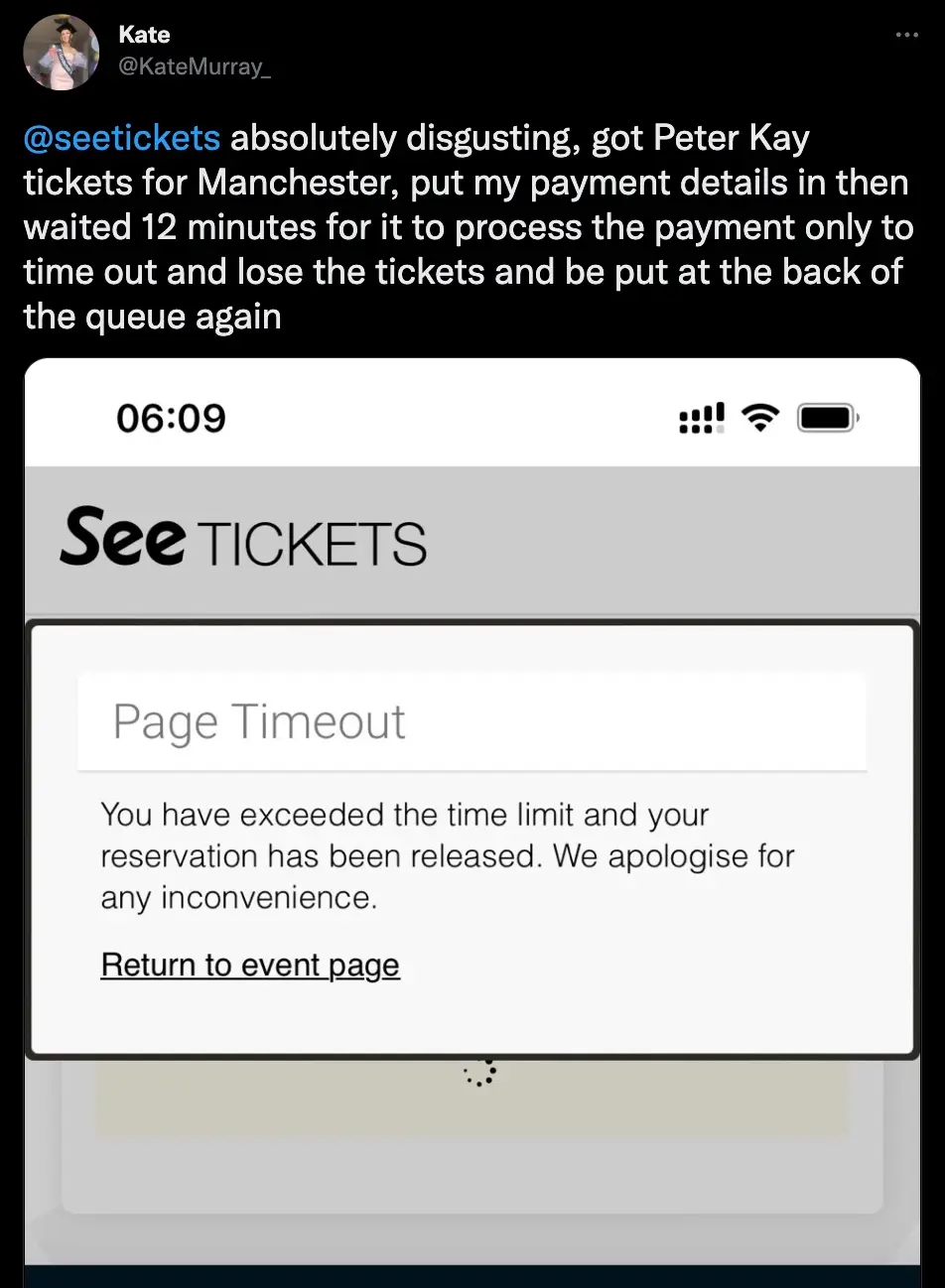 Many hopeful fans struggled to get tickets.