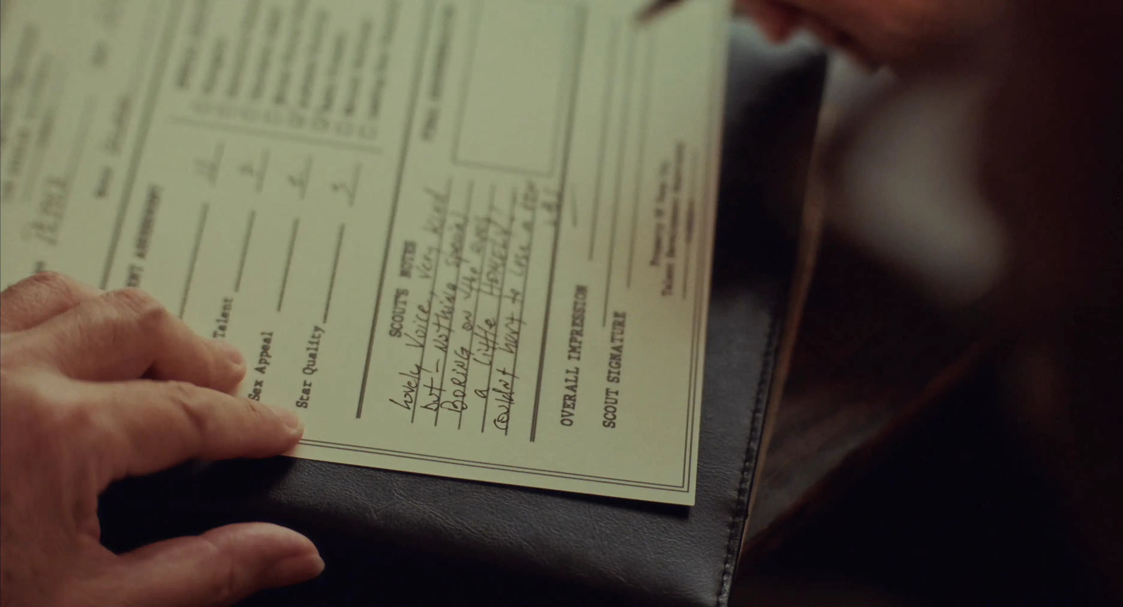 The note in the 'Petal' video (YouTube/Ariana Grande)