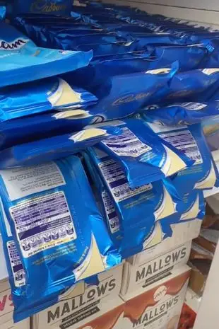 The TikToker captured the moment numerous bars of chocolate had melted. Credit:@alicensx/TikTok