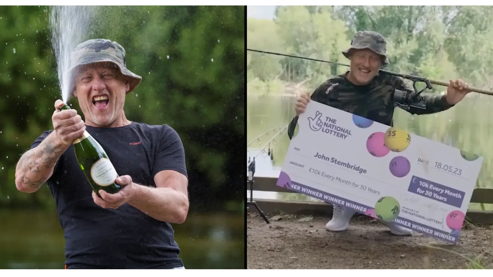 Man who won £10k-a-month for 30 years on lottery knew he had won after machine made strange noise