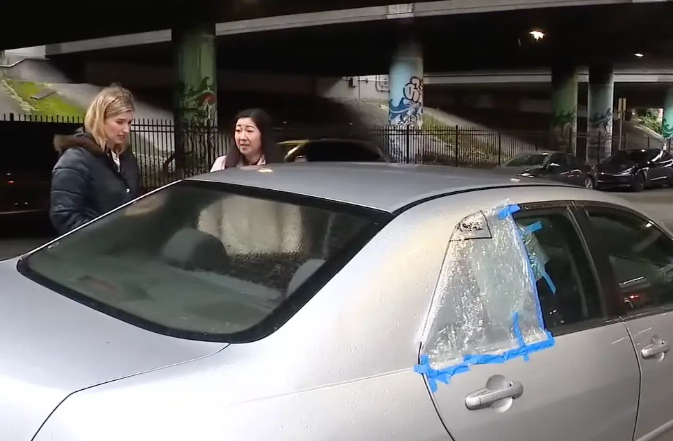 Tanya left her car for a day of meetings (KOMO News)