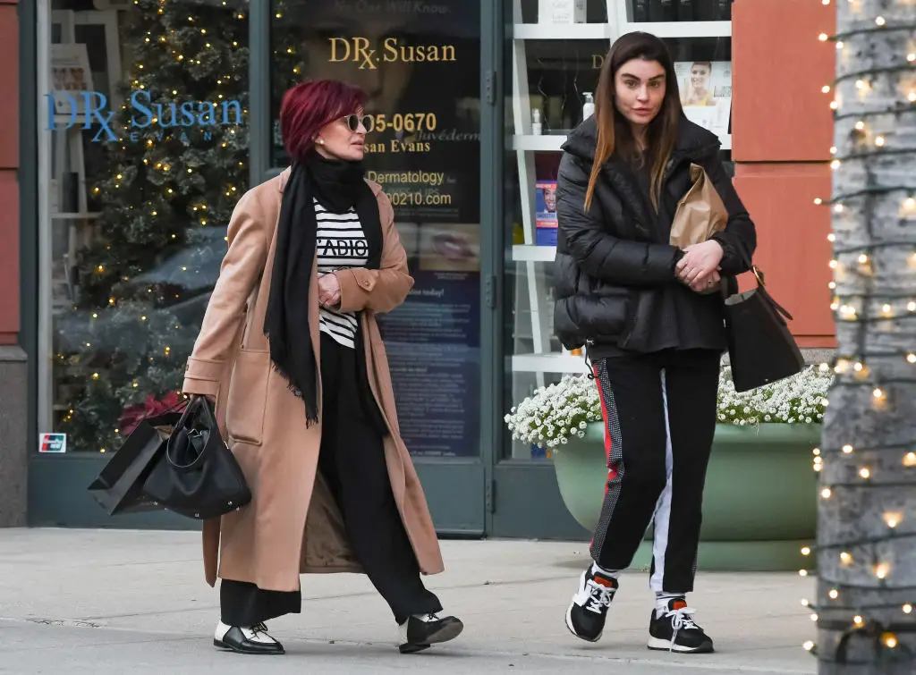 Aimee Osbourne pictured with her mother, Sharon (BG002/Bauer-Griffin/GC Images)