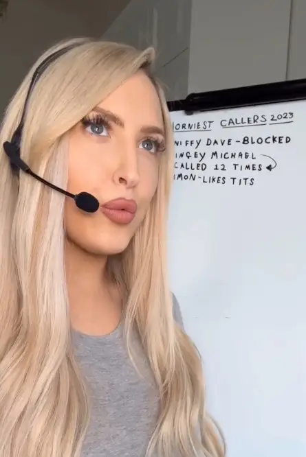 In a skit posted on social media, the journalist says she is hoping for a 'less horny 2024'.