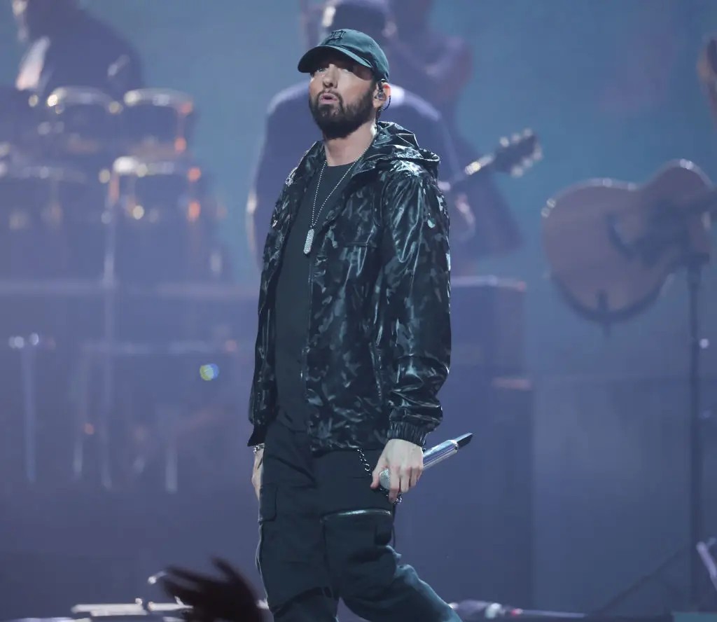 Eminem has spoken about his sobriety before in his music (Christopher Polk/Billboard via Getty Images)