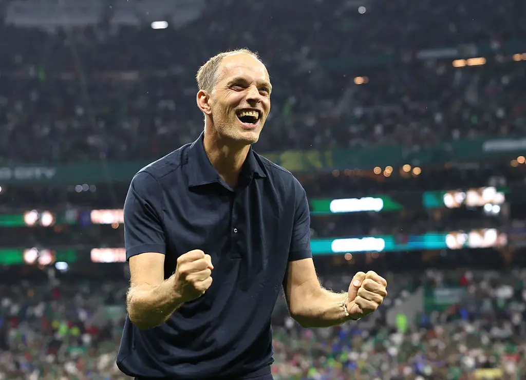 Thomas Tuchel doesn't care what kit Argentina wears (Joosep Martinson - FIFA/FIFA via Getty Images)