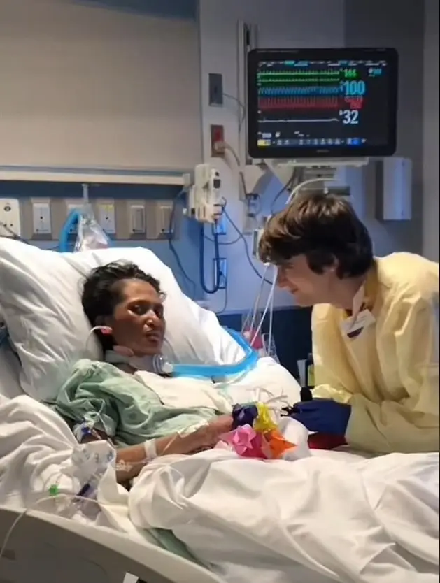 She woke up to the best news (TikTok/@justViktoria03)