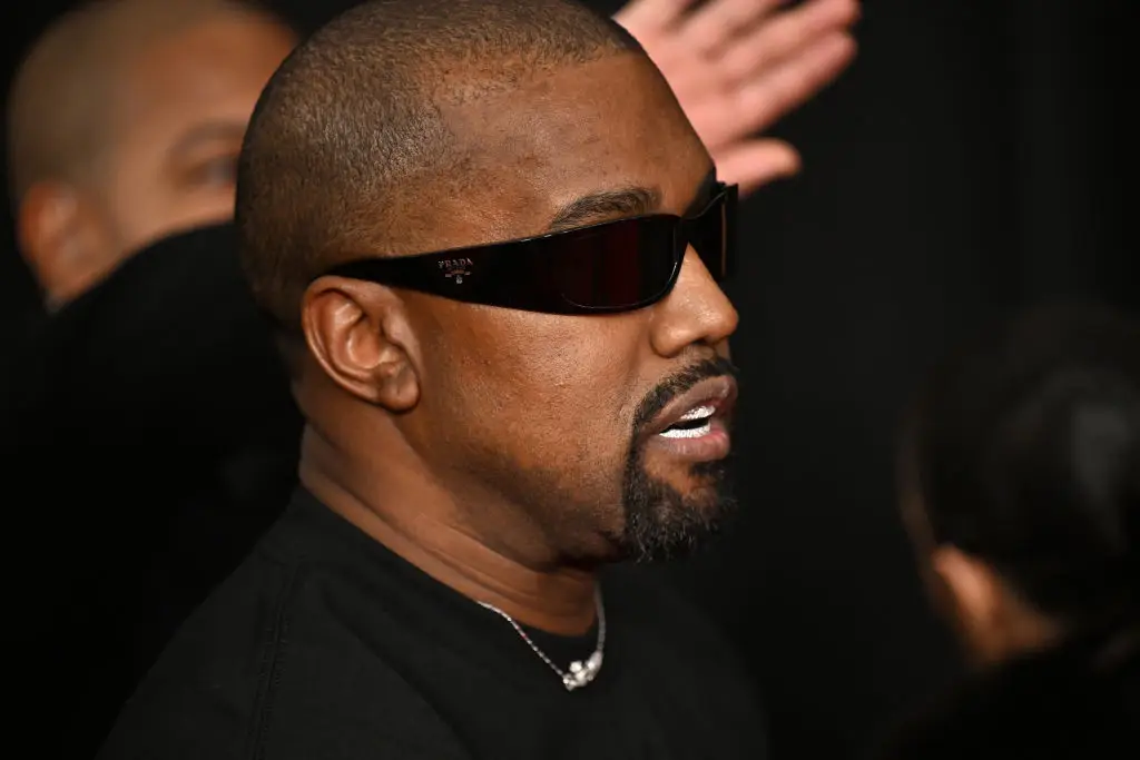 Kanye West was also a surprising feature of Friday's trial (ROBYN BECK/AFP via Getty Images)