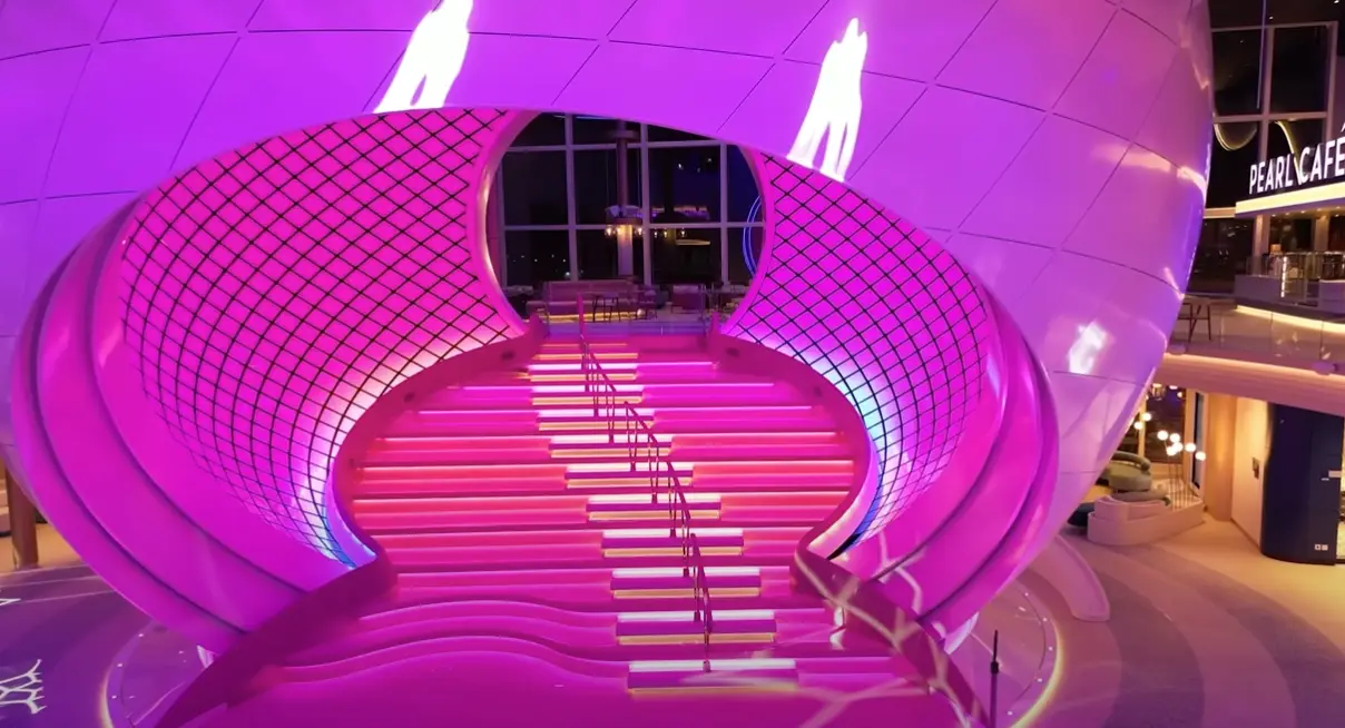 The Pearl is one of the highlights of the ship.