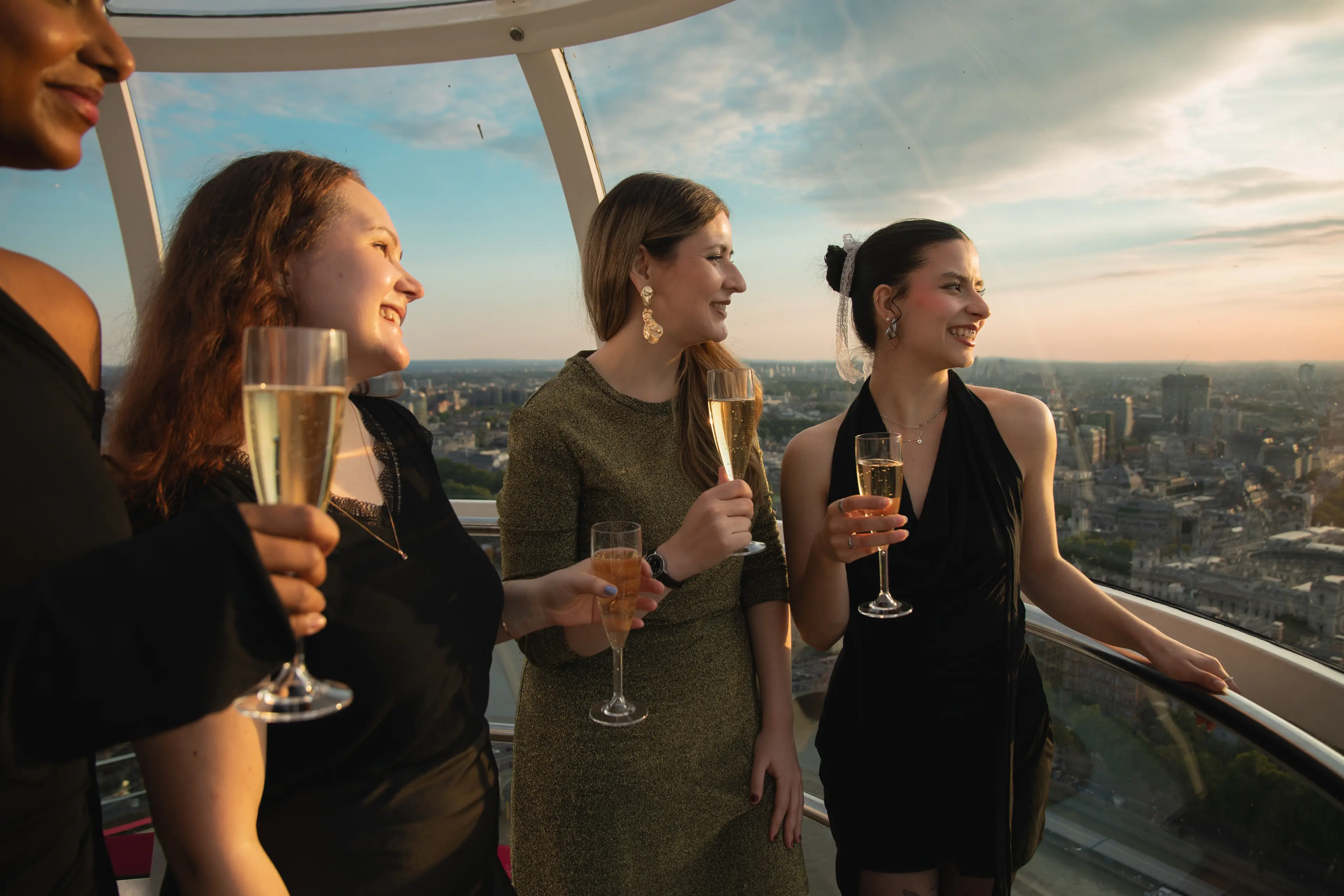 For an extra fee you can add a glass of champagne to your afternoon tea experience (