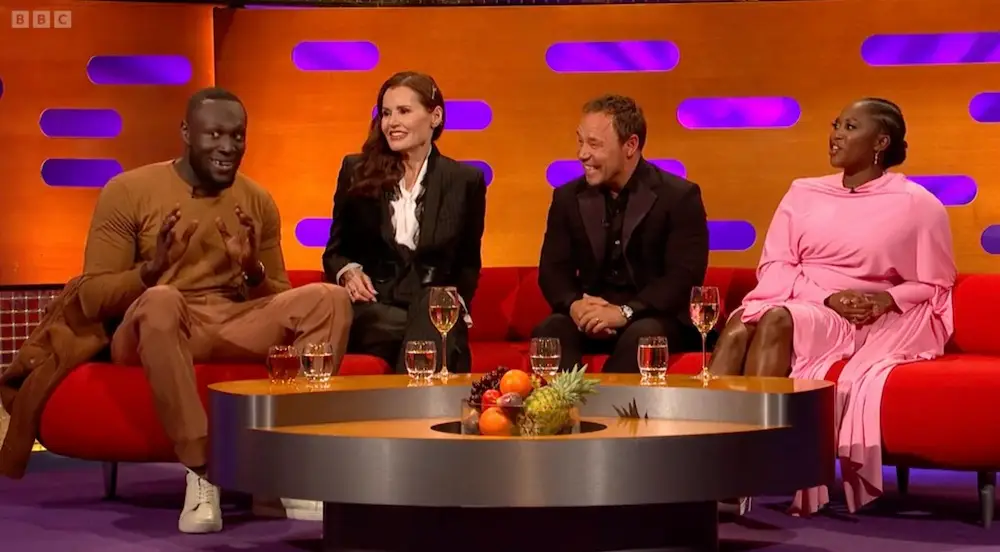 The rapper didn't want to be TOO open about his contact with Banksy for obvious reasons.