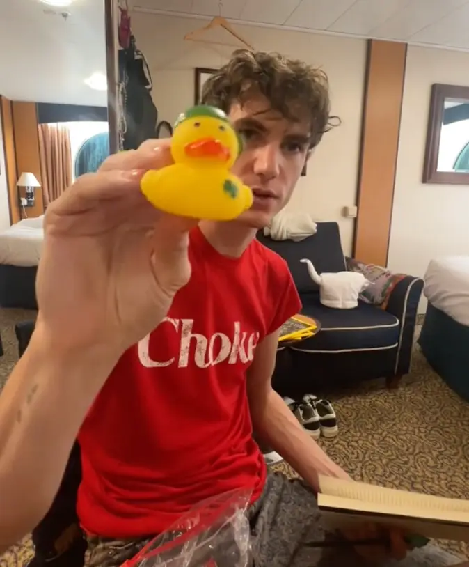 Marc Sebastian is currently on Royal Caribbean's nine-month cruise.